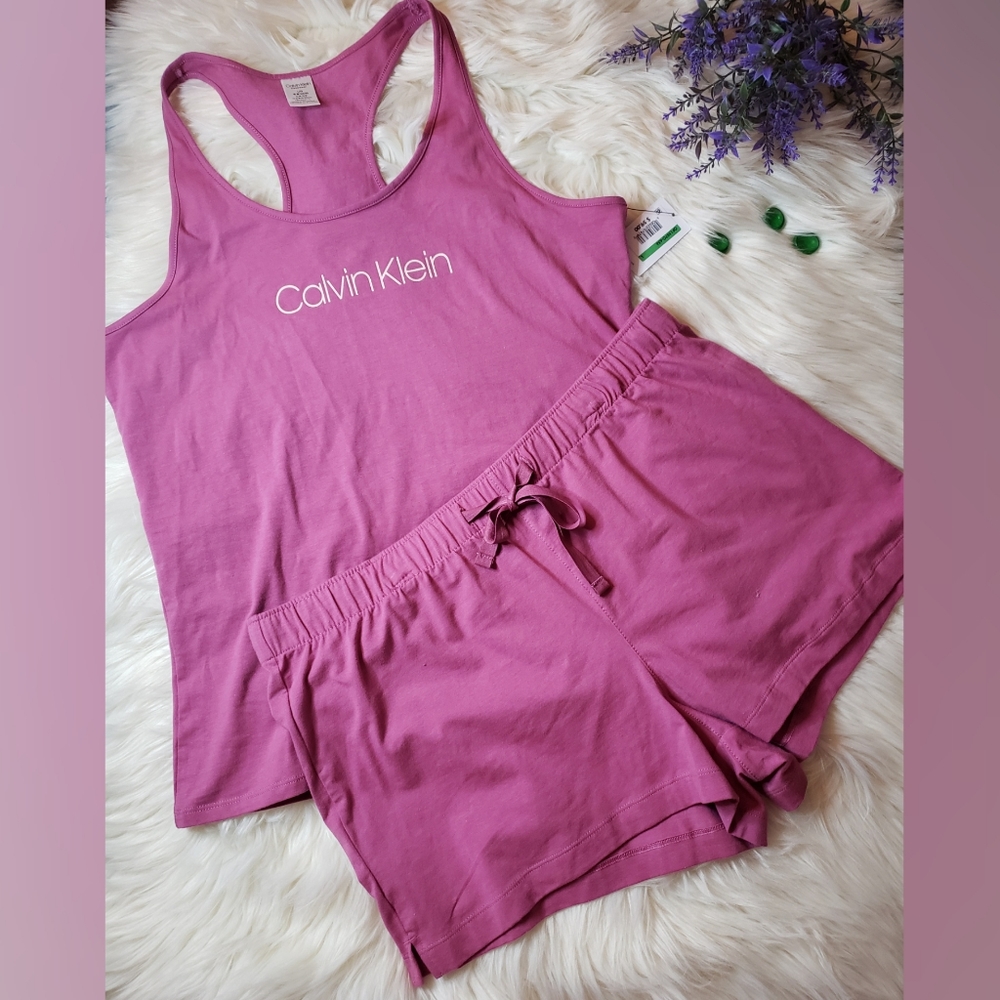 Calvin Klein tank & shorts pajama set